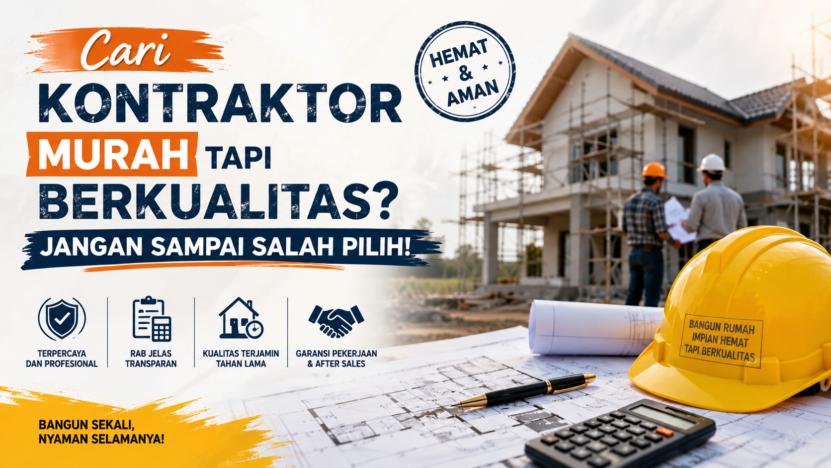 Cari Kontraktor Murah Tapi Berkualitas? Jangan Sampai Salah Pilih!